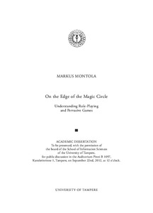 On the Edge of the Magic Circle: Understanding Pervasive Games and Role-Playing