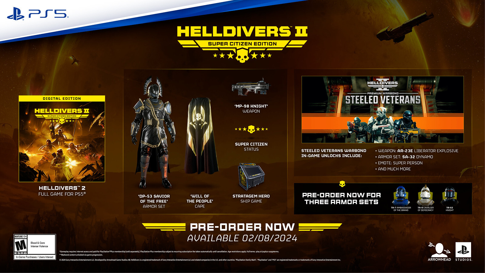 Создатели Helldivers 2 попросили прекратить расстреливать игроков в броне за предзаказ