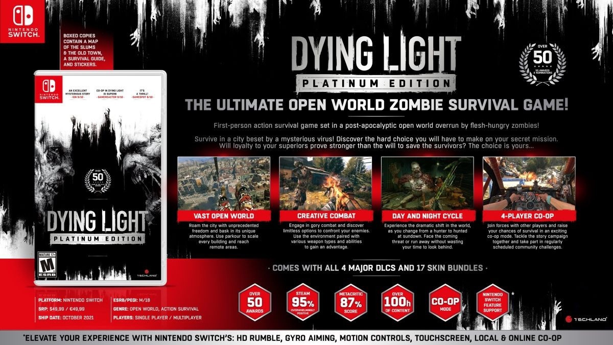 Dying Light наконец-то попадет на Nintendo Switch