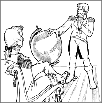 Cалонная интрига. Илл. Е. Ладзиной